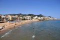 Sunny Mediterranean beach on a Spanish Coast