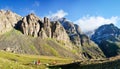 Sunny morning in the Turkish mountains, Kackar Dagi.