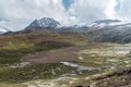 Sunny mountain landscape