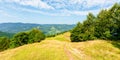 Sunny mountain landscape in summer