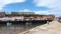 Whitby Harbour and Pier Royalty Free Stock Photo