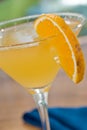 Sunny orange martini