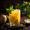 Sunny Passionfruit Temptation Royalty Free Stock Photo