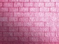 sunny pink solid block brick wall closeup cement cinder blocks exterior building shadow