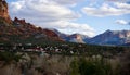 Sunny Red Rock View Surrounding View Royalty Free Stock Photo