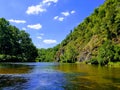 Sunny river at Oklahoma 2 Royalty Free Stock Photo