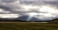 Sunny rural landscape in Scotland