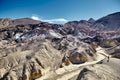 Sunny scenery of the Artist\'s Palette landscape in Death Valley National Park, California - USA Royalty Free Stock Photo