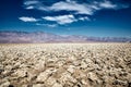 Sunny scenery of the Devil\'s Golf Course in Death Valley National Park, California - USA Royalty Free Stock Photo