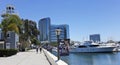 A Sunny Seaport Village in San Diego Shot Royalty Free Stock Photo