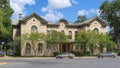 Sunny side of the Gillespie County Historic Courthouse