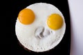 sunny-side up eggs Royalty Free Stock Photo