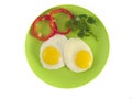 Sunny-side up eggs Royalty Free Stock Photo