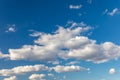 Sunny sky abstract background, beautiful cloudscape, on the heaven, view over white fluffy clouds, freedom concept. Aerial view of Royalty Free Stock Photo