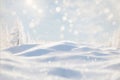 Sunny snow background Royalty Free Stock Photo