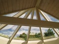 Sunny solarium conservatory sun room Royalty Free Stock Photo