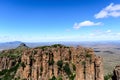 South Africa Graaff-Reinet,Valley of Desolation, Karoo, Camdeboo, panorama, impressive bizarre rocks under blue sky