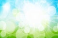 Sunny spring background