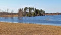 A sunny spring day in Orrbyn Royalty Free Stock Photo