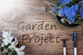 Sunny Spring Flowers, Text Garden Project