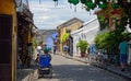 Sunny street in Hoi An, Vietnam