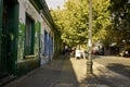 Sunny Street in Valparaiso, Chile