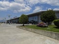 Exterior of passenger terminal building in Podgorica airport, Montenegro.