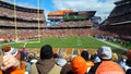 A sunny Sunday of Browns` fans at First Energy Stadium in Cleveland, Ohio Royalty Free Stock Photo