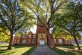 Sunny view of the administration building of Northwestern Oklahoma State University