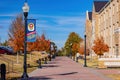 Sunny view of the beautiful campus of The University of Tulsa