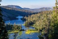 Sunny view of the beautiful landscape of Twin Falls Overlook