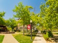 Sunny view of the campus of University of Oklahoma