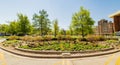 Sunny view of the campus of University of Oklahoma
