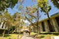 Sunny view of the campus of the University of Southern California Royalty Free Stock Photo