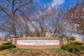 Sunny view of the campus of Washington University in St. Louis