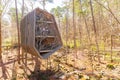 Sunny view of the Childrens Garden Treehouse in Garvan Woodland Gardens Royalty Free Stock Photo