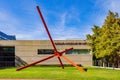 Sunny view of the Dallas Museum of Art