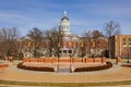 Sunny view of the Dr. Richard H. Jesse Hall of University of Missouri Royalty Free Stock Photo