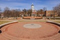 Sunny view of the Dr. Richard H. Jesse Hall of University of Missouri Royalty Free Stock Photo