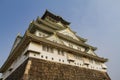 Sunny view of the famous Osaka Castle