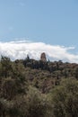 Sunny view of Filopappos Hill Athens, Greece Royalty Free Stock Photo