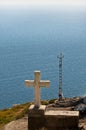 Sunny view of Finisterre, Galicia, Spain