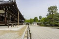 Sunny view of the garden of Tenryu-ji Temple