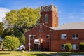 Sunny view of the Herod Hall of Northwestern Oklahoma State University