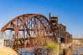 Sunny view of the historical Clinton Presidential Park Bridge Royalty Free Stock Photo