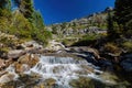 Sunny view of the Horsetail Fall Trail at Lake Tahoe Royalty Free Stock Photo