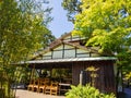 Sunny view of the Japanese Tea Garden in Golden Gate Park Royalty Free Stock Photo