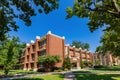 Sunny view of the Jeannine Rainbolt, College of education of The University of Oklahoma Royalty Free Stock Photo