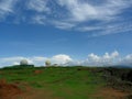 Sunny view of the Kenting Meteorological Radar Observatory Royalty Free Stock Photo