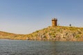 Sunny view of Lake Jed Johnson Tower Royalty Free Stock Photo